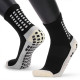 2 Pairs Men Anti Slip Football Socks Sport Socks Athletic Long Socks - Black