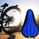Cycling Bicycle Bike Silicone Saddle 3D Seat Cover Cushion Soft Pad - Blue