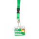 Face Covering Exemption Hidden Disabilities PVC Card Sunflower Lanyard Cover