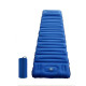 High Qaulity Thicken Inflating Camping Sleeping Mat with Pillow Ultralight Camping Mattress for Camping - Blue