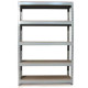 Q-Rax Grey Metal Shelving Units - 120cm x 180cm x 50cm