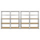 Monster Racking 4 x Galwix Galvanised Steel Shelves, 90cm Wide