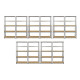 Monster Racking 10 x Galwix Galvanised Steel Shelves, 90cm Wide