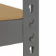 Monster Racking Q-Rax Heavy Duty Storage Shelving, 160cm W, 60cm D, Grey