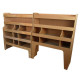 Ford Transit Custom SWB &amp; LWB Offside Plywood Van Racking