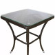 Jardí Rattan Bistro Set Brown