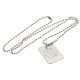 Chelsea FC Silver Plated Dog Tag &amp; Chain