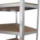 Galwix 90cm Racking Bundle: Corner Shelving and 2 Garage Racking Bays