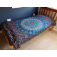 Single Cotton Bedspread + Wall Hanging - Classic Mandala