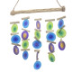 Green &amp; Purple Driftwood Chime