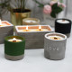 Large Round - Patchouli &amp; Dark Amber