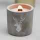 Med Pot - Stag Head - Whiskey &amp; Woodsmoke