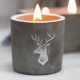 Med Pot - Stag Head - Whiskey &amp; Woodsmoke