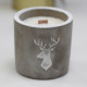 Med Pot - Stag Head - Whiskey &amp; Woodsmoke