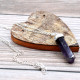 Gemstone Classic Point Pendant - Amethyst
