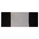 Indian Cotton Rug - 70x170cm - Black / Grey