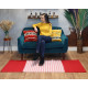 Indian Cotton Rug - 70x170cm - Red/Pink