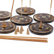 Mango Wood Disc 10cm (Cone &amp; Incense)