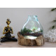 Molten Glass Large Fish Tank 3.7 litre (with light cavity)- 30cm