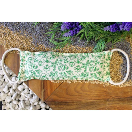 Natural Cotton Wheat Bags - Green