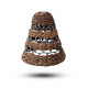 Natural Banana Leaf &amp; Abu-Abu Raffia Lamp Shades - Set of 3