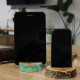 Small Log Phone Holder (slot) - Natural