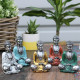 6x Silver Mini Buddha (Assorted Colours)
