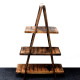 Folding &quot;A&quot; Frame Display - Brown
