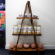Folding &quot;A&quot; Frame Display - Brown