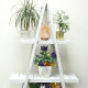 Folding &quot;A&quot; Frame Display - Whitewash