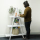 Folding &quot;A&quot; Frame Display - Whitewash
