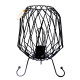 Mesh Salt Rock Brazier,Pink Salt Chunks, Cable &amp; Bulb