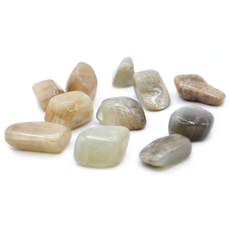 24x L Tumble Stones - Moonstone
