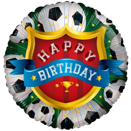 Happy Birthday Football Balloon