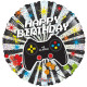 Holographic Gamer Birthday Balloon - 18 Inch