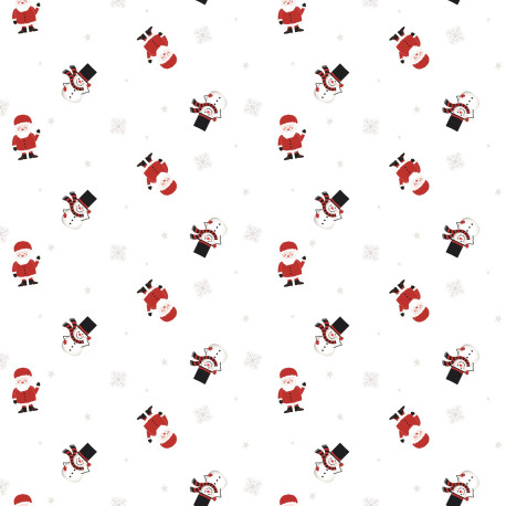 80cm Santa Snowman Waving Film