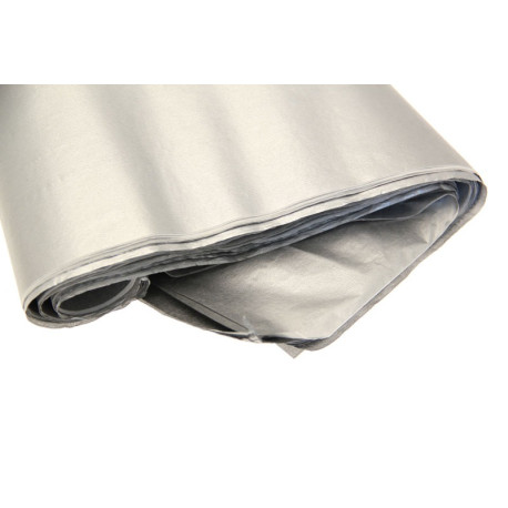 Metallic Silver Tissue Paper x 48 sheets