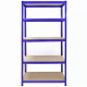 Monster Racking: 3 T-Rax Storage Shelving Units &amp; 120cm Q-Rax Workbench