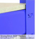 Monster Racking T-Rax Metal Storage Shelves, Blue, 90cm W, 45cm D, Set of 5 F1