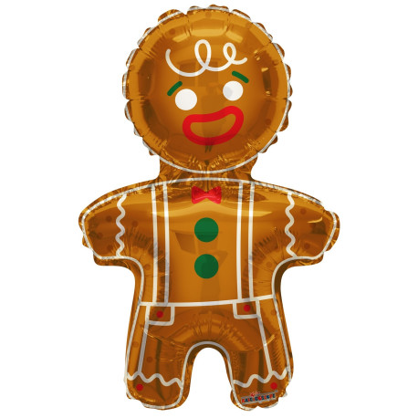Christmas Gingerbread Man Balloon (36 Inch)