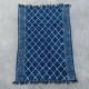 Handmade Indigo Throw - 170x120cm - Midnight Heerak