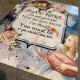 Alice in wonderland , We&#039;re all Mad Here - Metal Alice In Wonderland  Wall Sign