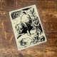Alice in wonderland Dog Illustration - Metal Alice in wonderland Wall Sign