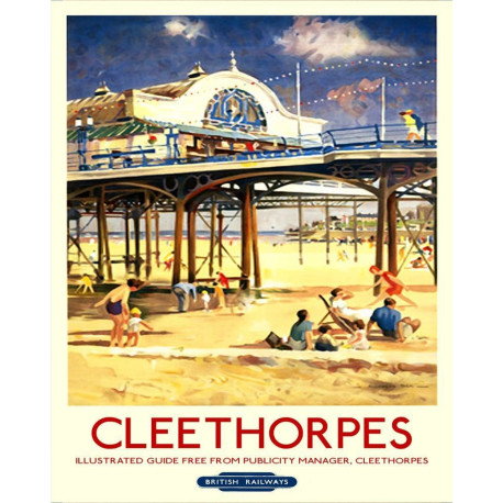 Cleethorpes British Railways - Metal Travel Wall Sign