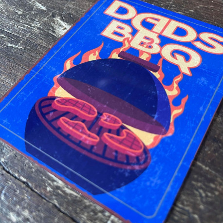 Dadas BBQ -  Metal Sign Plaque