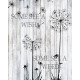 Dandelion Some See a wish Weed - Metal Travel Wall Sign