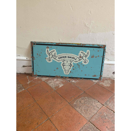Deer Skull 24  Metal Wall Sign