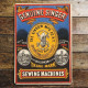 Genuine Singer Sewing Machine - Metal Advertising Wall Sign