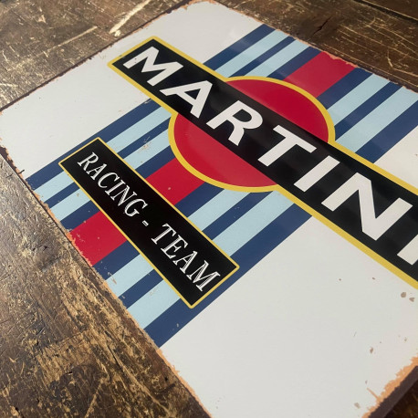 Martini Racing Team   - Metal Advertising Wall Sign