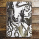 Mermaid Octopus-  Metal Sign Plaque - Sea Bathroom 2 (1)